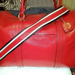 Henri Bendel Weekender - Highly Sought-after HB Red